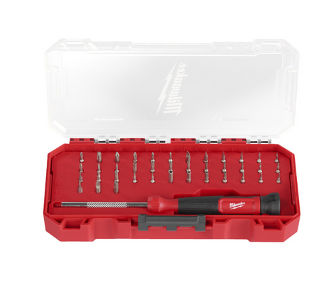 Milwaukee Feinschraubendreher 39 in 1 39-teiliges Set in PACKOUT kompatibler Kassette Milwaukee Feinschraubendreher 39 in 1 39-teiliges Set in PACKOUT kompatibler Kassette