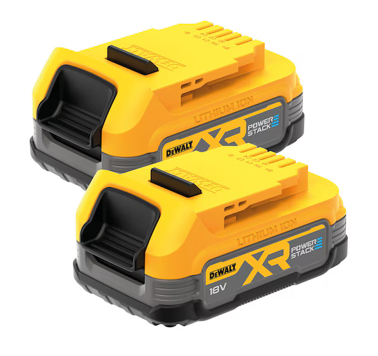 DeWalt Powerstack Akku, 18V / 1,7Ah, 2er-Set