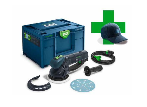 Festool Getriebe-Exzenterschleifer RO 150 FEQ-Plus 100 Jahre