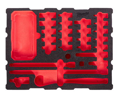 Milwaukee Ersatz-Einlage für 3/8" Ratschen- u. Steckschlüsseleinsätze PACKO