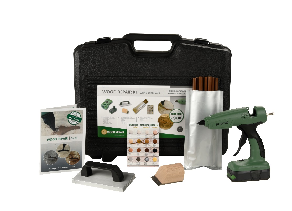 Wood repair Akku PROFI Satz 2,0 Ah / Holzreparatur 