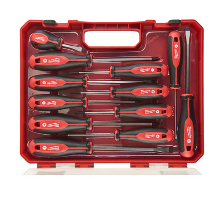 Milwaukee Schraubendreher Tri-Lobe 12-teiliges Set PH/PZ/SL Milwaukee Schraubendreher Tri-Lobe 12-teiliges Set PH/PZ/SL