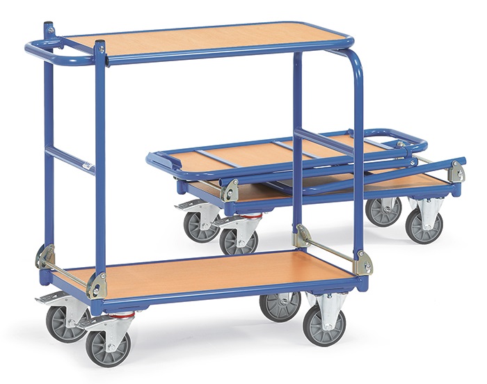 Fetra Klapp-Tischwagen mit 2 Bügeln und einer Ladefläche von 900 x 600 mm 1141