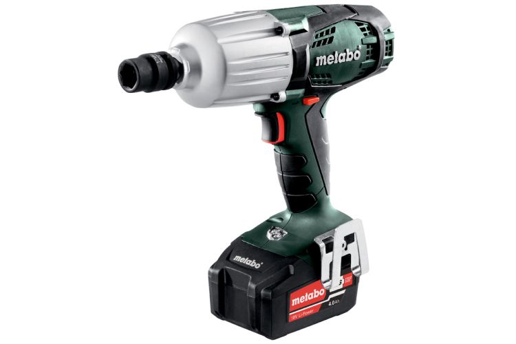 Metabo Akku-Schlagschrauber SSW 18 LTX 600 (602198500); metaBOX 145 L; 18V 2x4Ah Li-Ion + ASC 55