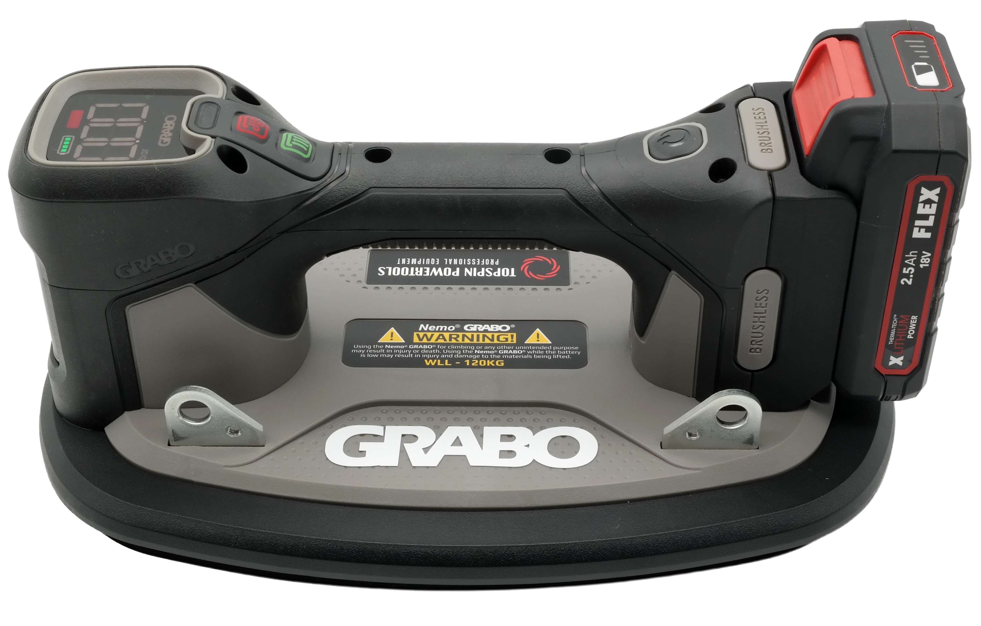 GRABO Brushless in Nylontasche für FLEX 18V Akku