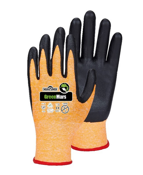 11HLoQ7WK2Wk6oQ Arbeitshandschuh Green Mars