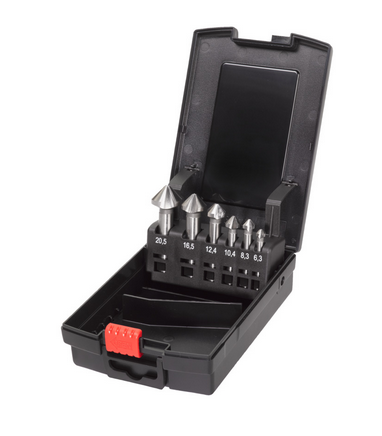 Milwaukee HSS-CO Kegelsenker 90° Rundschaft HSS Co 6-tlg. Kassette
