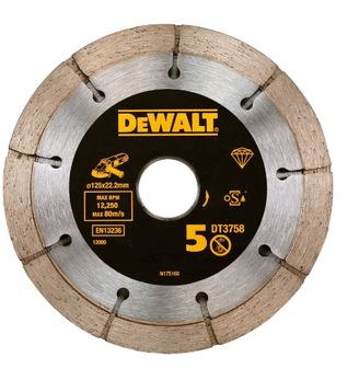Dewalt Diamanttrennscheibe Sandwich 125x22,2mm DT3758-QZ