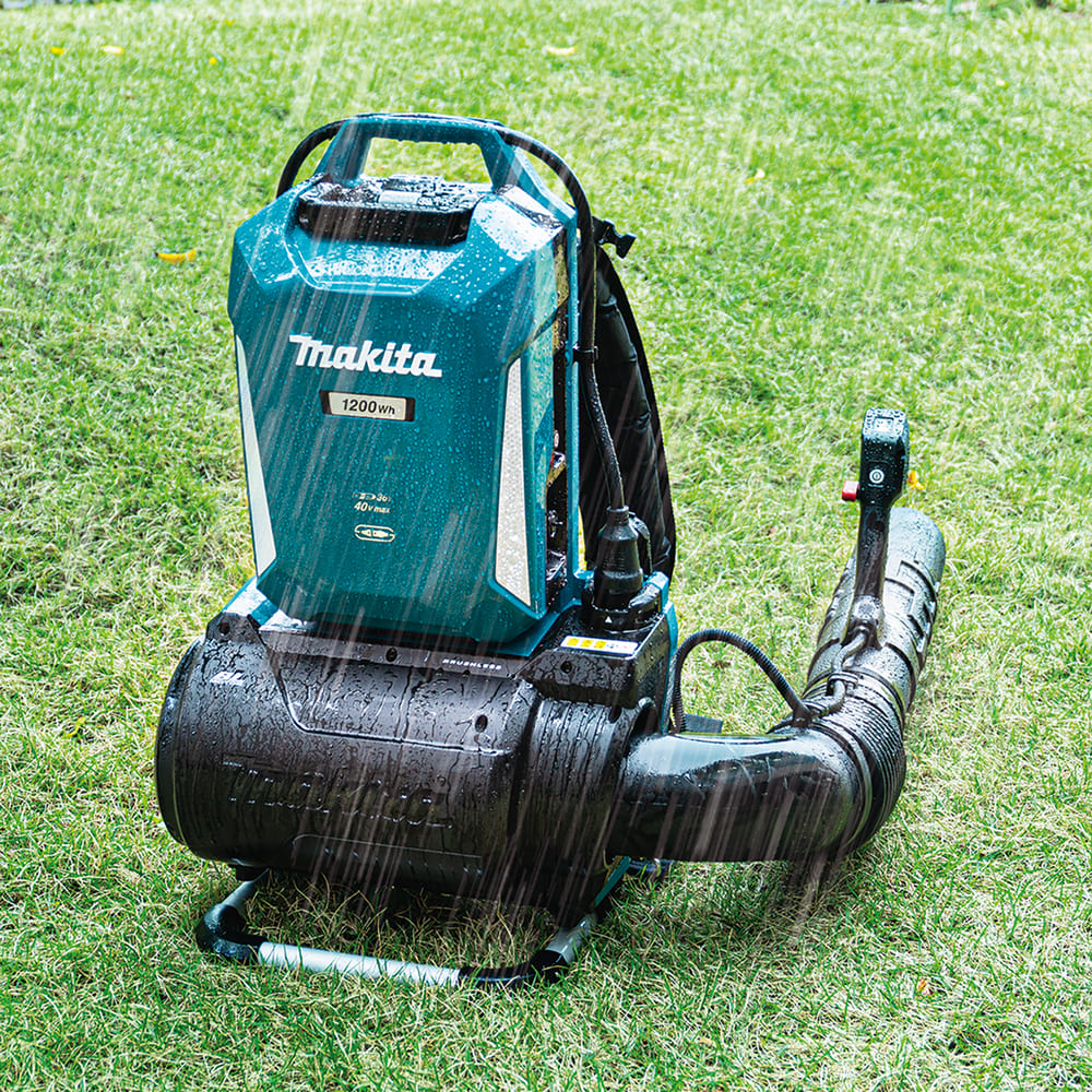 Makita Akku-Rucksackgebläse 36V PDC-Connector Leerlaufdrehzahl 0-22.000 min?¹, Luftgeschwindigke