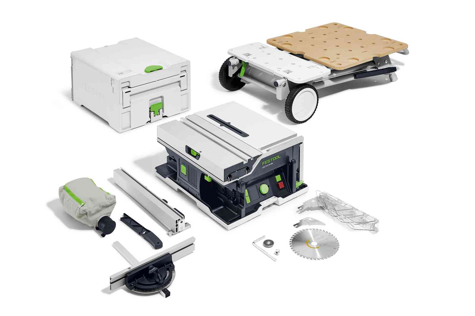 Festool Akku-Tischkreissäge CSC SYS 50 EBI-Basic-Set