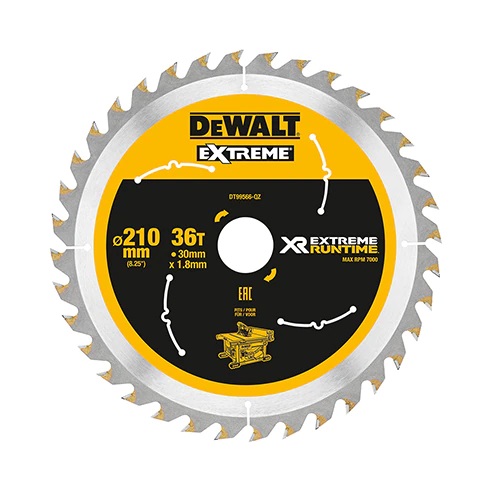 DeWalt XR Extreme Runtime Kreissägeblatt Akku 210/30mm 36WZ/FZ DT99566