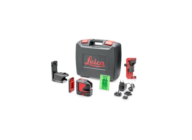 Leica Lino L2P5G kombinierter Punkt- und Kreuzlinienlaser, selbstnivellierend, grüne Laserdioden