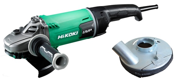 Hikoki G23UDY2 + Absaughaube Winkelschleifer 180 mm Hikoki G23UDY2 + Absaughaube Winkelschleifer 180 mm