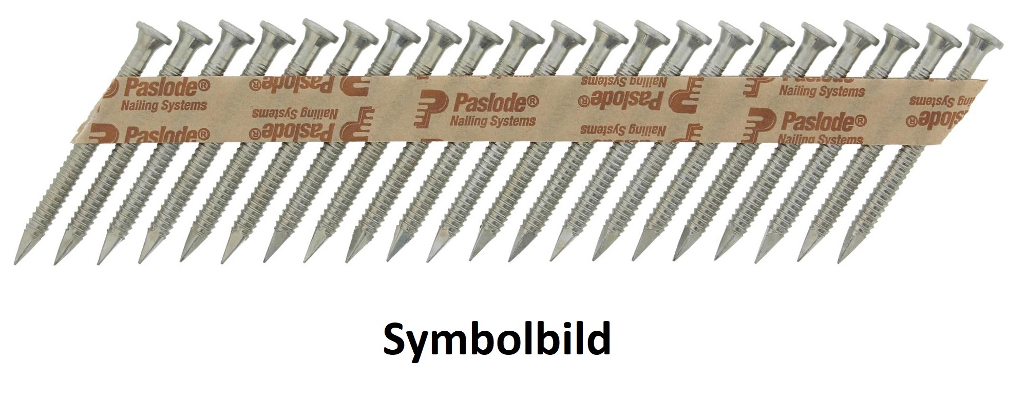 Ankernägel ø4,0x40mm 34° papiergebunden, galvanisiert 12µm - gehärtet (gerillt)