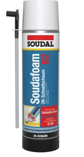 2-K Montageschaum SOUDAL 400ml Dose soudafoam  2-K Montageschaum SOUDAL 400ml Dose soudafoam