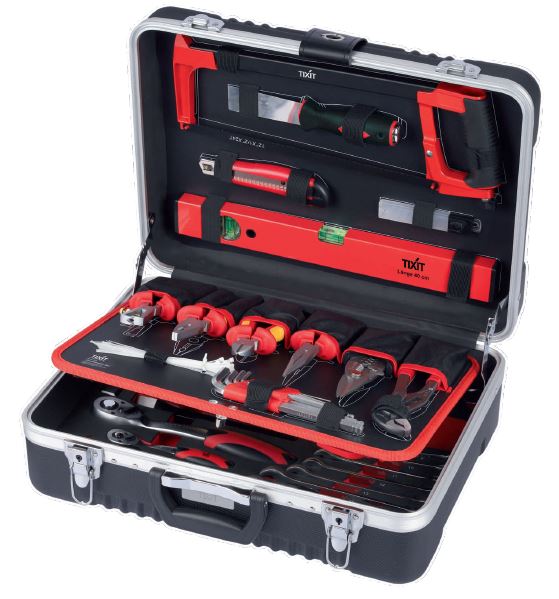 Werkzeugkoffer Elektriker 137-tlg. im ABS-Koffer mit Schloss