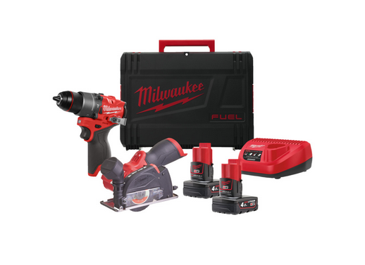 Milwaukee M12FPP2G2-402X Akkuwerkzeuge-Set 4933480592