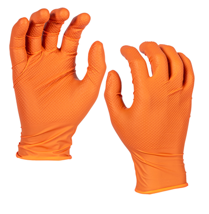 Milwaukee Nitril-Einweghandschuhe Grip orange 50 Stück