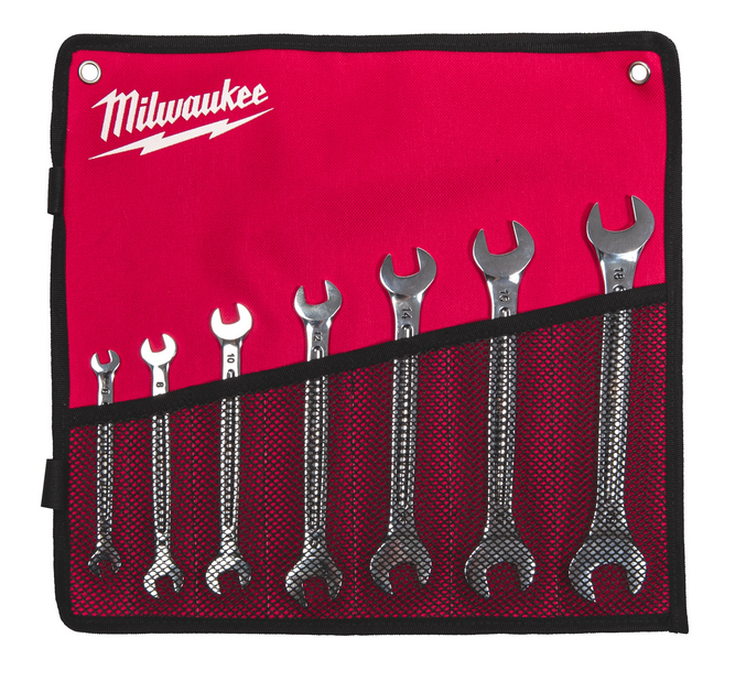 Milwaukee Doppel-Maulschlüssel Set 7-teilig Milwaukee Doppel-Maulschlüssel Set 7-teilig