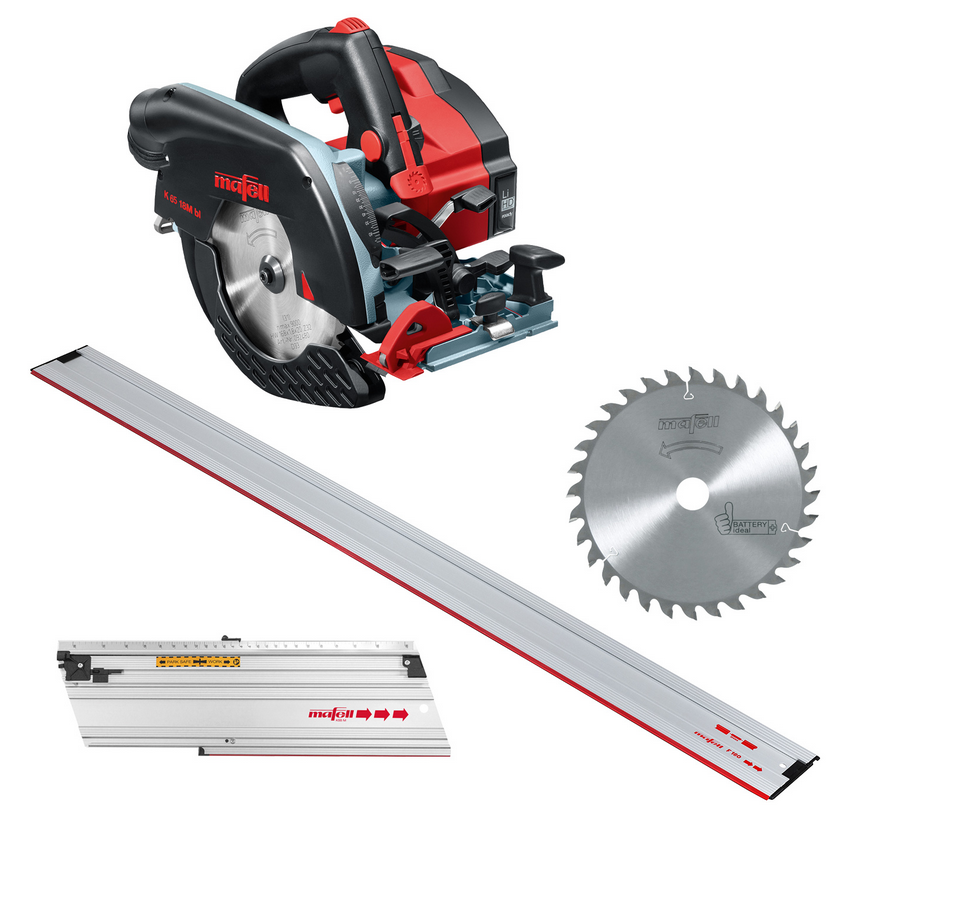 Mafell K65 18M bl Handkreissäge + Führungseinrichtung L Aktions-SET