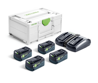 Festool Energie-Set SYS 18V 4xHP5,0/TCL6DUO