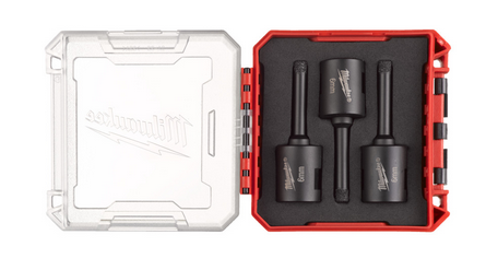Milwaukee Diamantbohrer DIAMOND MAX M14 Set 3 x 6 mm in PACKOUT kompatibler Box