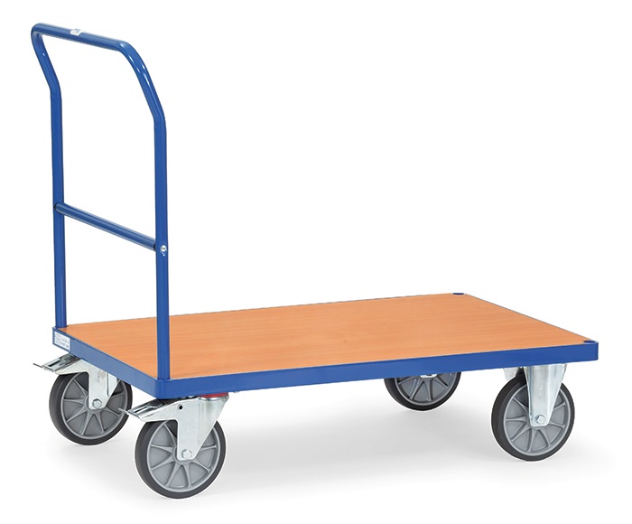 Fetra Schiebebügelwagen mit einer Holzwerkstoffplatte und einer Ladefläche von 1.200x800mm 2503