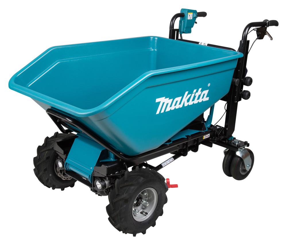 Makita Akku-Schubkarre 2x18V mit elektrischer max. Traglast (flaches Gelände) 300 kg, max. Tragl