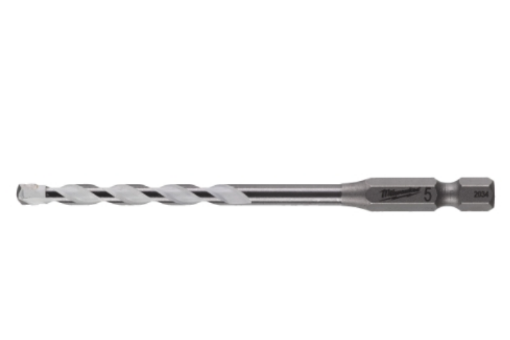 Milwaukee SHOCKWAVE Multimaterial Bohrer 1/4" Hex 5 x 100 mm Milwaukee SHOCKWAVE Multimaterial Bohrer 1/4" Hex 5 x 100 mm