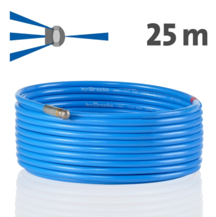 Kränzle Rohrreinigungsschlauch 25 m Stecksystem D12