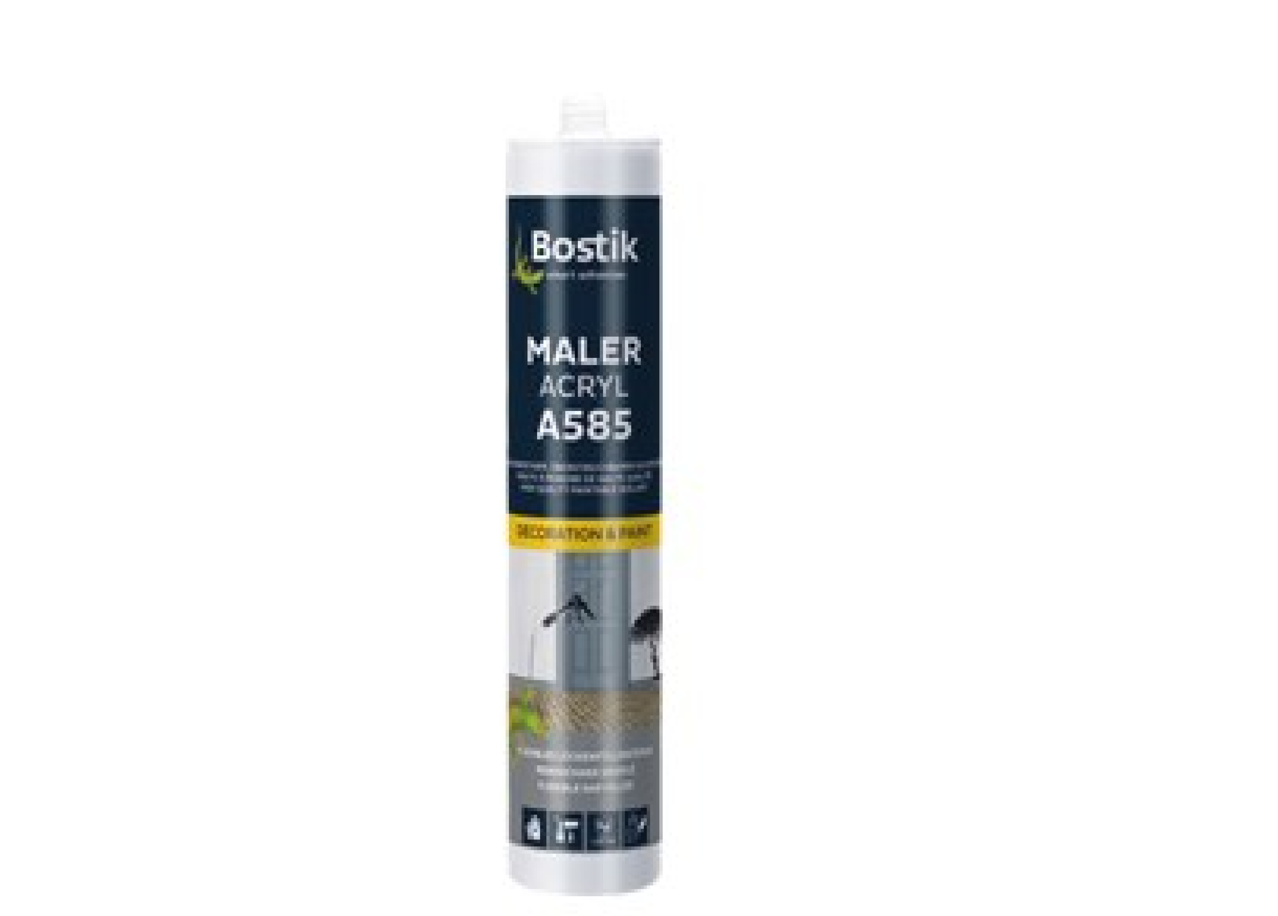 Acryl-weiß A585 Maler-Acryl 300ml BOSTIK