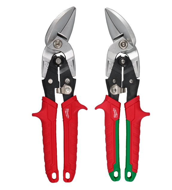 Milwaukee Blechscheren-Set gebogen 2-teilig