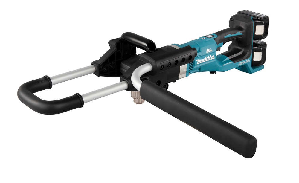 Makita Akku-Erdbohrer 2x18V (ohne Ladeg und Akkus) Leerlaufdrehzahl 0 - 350 / 0 - 1400 min?¹, Drehmo