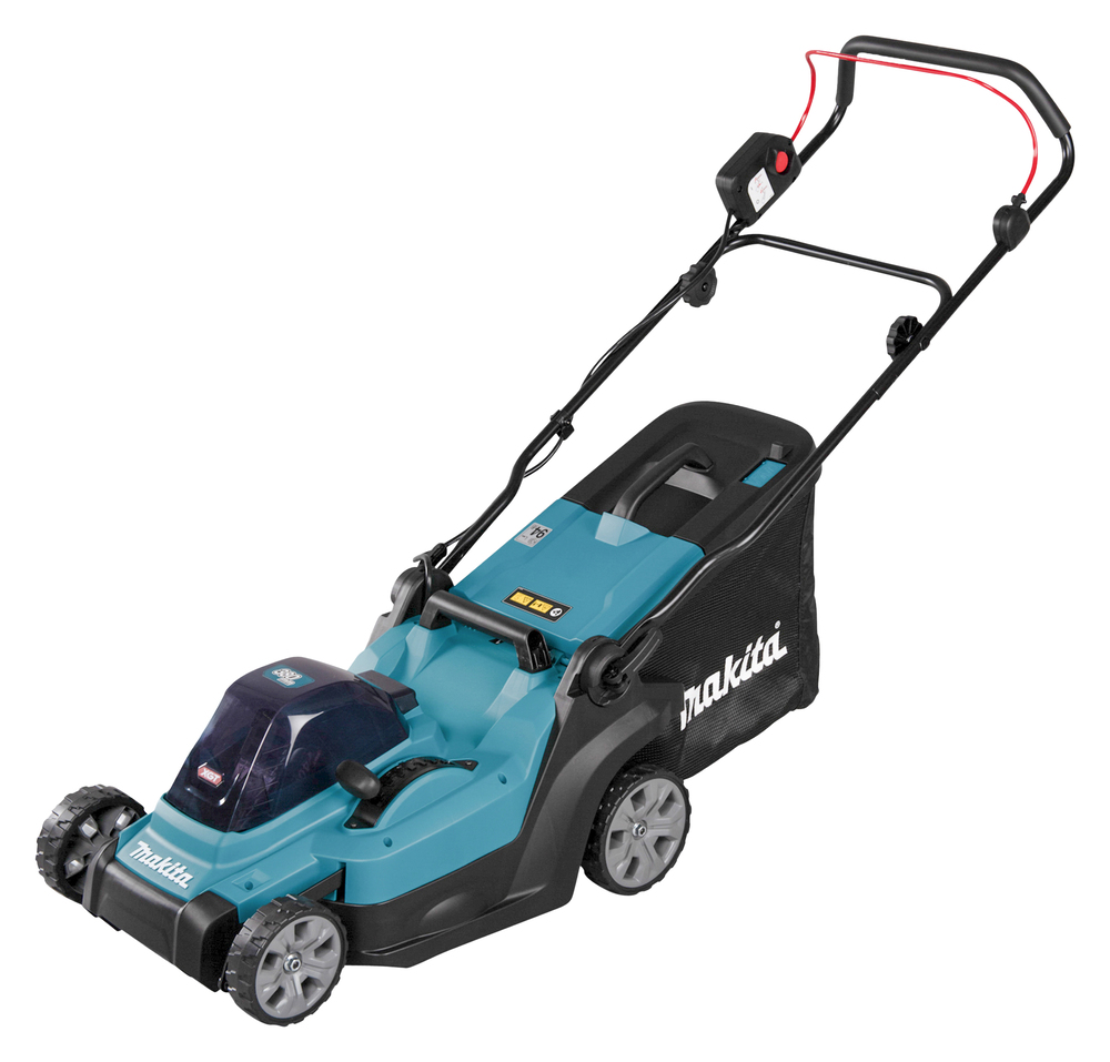 Makita Akku-Rasenmäher 38 cm 40V max. (ohne LG und Schnittbreite 38 cm, Leerlaufdrehzahl 0 - 3.700 mi