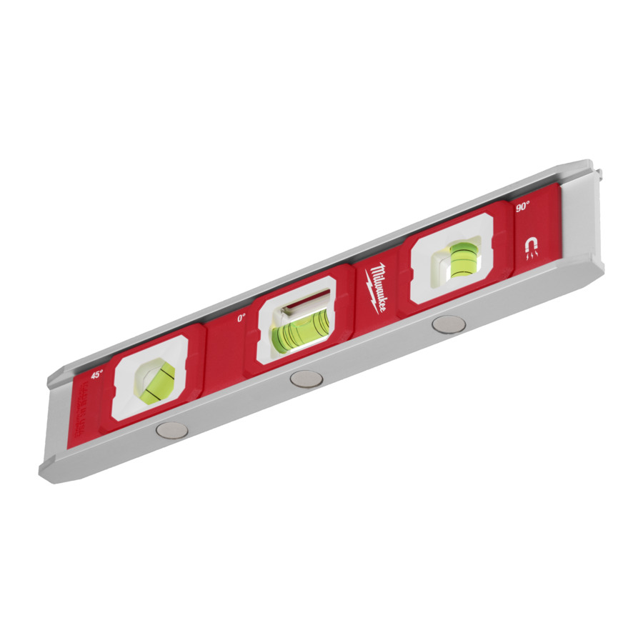 Milwaukee Wasserwaage Torpedo Base 45° 25 cm lang magnetisch