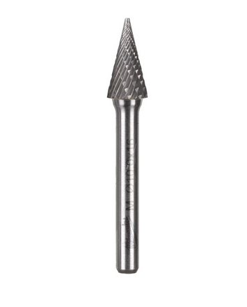 Milwaukee HM-Fräser 6 mm Schaft 10 mm Durchmesser Typ M Spitzkegel-Kopf