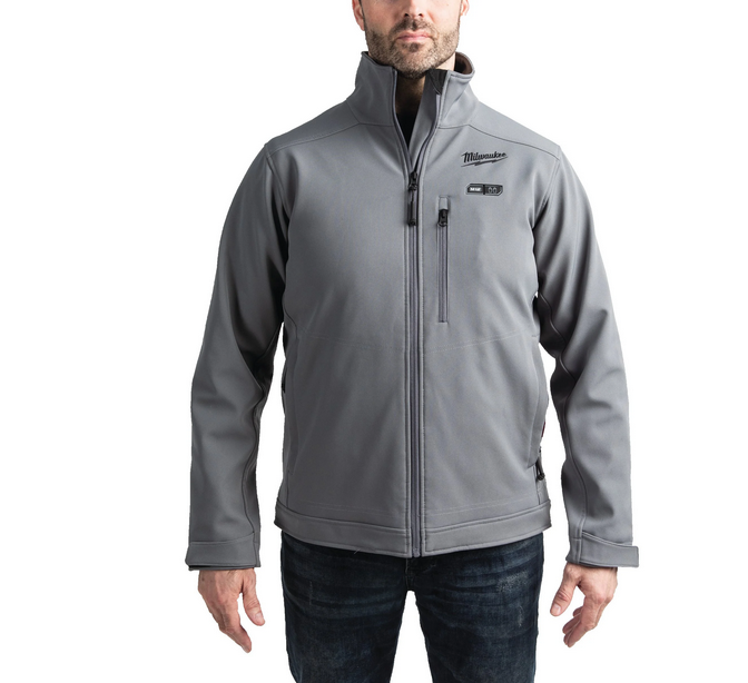 Milwaukee (S) 12 V Akku-Heiz-Jacke Herren grau M12 HJGREY5-0, ohne Akku u. Ladegerät