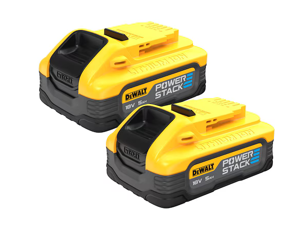 Dewalt Powerstack Akku, 18V / 5,0Ah, 2er Set