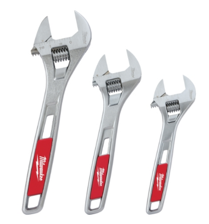 Milwaukee Rollgabelschlüssel Set 3-teilig 150 mm, 200 mm, 250 mm