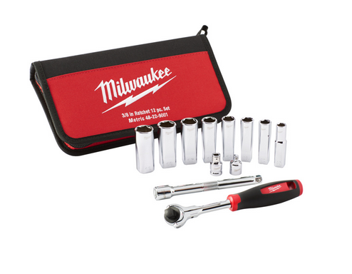 Milwaukee Ratschensatz 3/8" 12-teilig