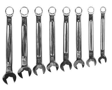 Milwaukee MAX BITE Slim Ringmaulschlüsselsatz 8-teilig metrisch