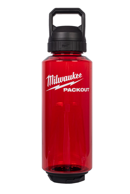 Milwaukee PACKOUT Kunststoff-Trinkflasche 1420 ml, rot