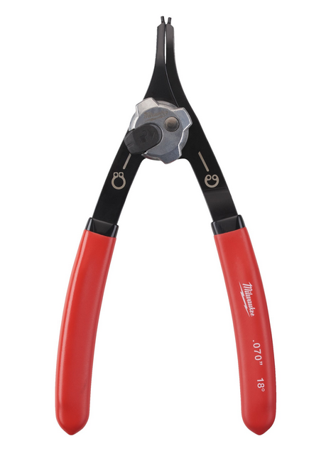 Milwaukee Sicherungsringzange für Wellen und Bohrungen 1,8 mm Spitze, für Größe A2/J2
