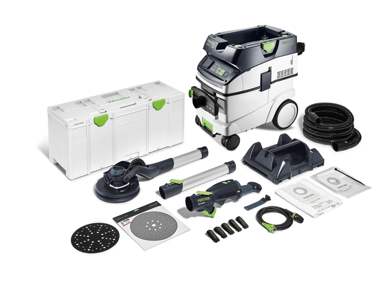 Festool  Langhalsschleifer PLANEX LHS 2 225/CTM 36-Set mit Sauger