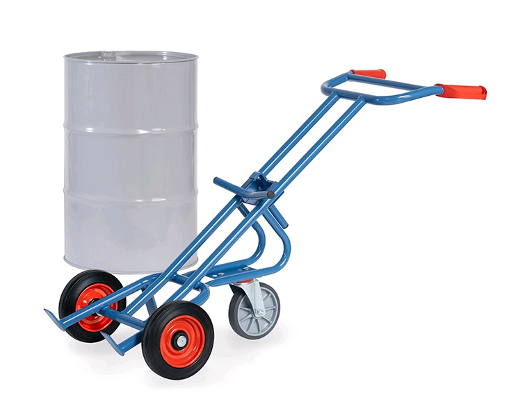 Fetra_Fetra_Fasskarre_mit_Vollgummibereifung_und_Stuetz-Lenkrolle_fuer_200_Liter_Faesser_1071 Fetra Fasskarre mit Vollgummibereifung und Stütz-Lenkrolle für 200 Liter Fässer 1071
