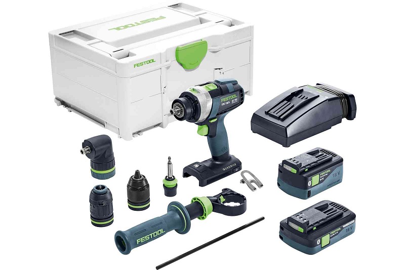 Festool Akku-Schlagbohrschrauber QUADRIVE TPC 18/4 5,2/4,0 I-Set/XL