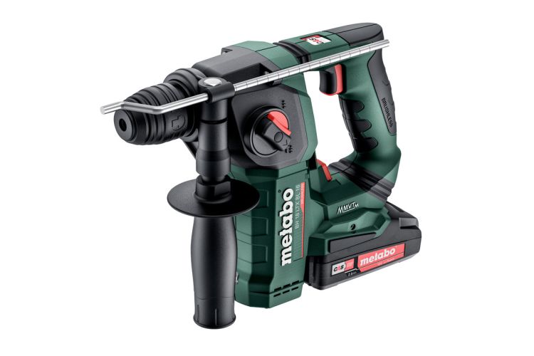 Metabo Akku-Bohrhammer BH 18 LTX BL 16 (600324500); metaBOX 145 L; 18V 2x2Ah Li-Ion + SC 30