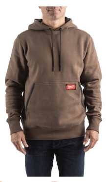 Milwaukee WHMWBR leichter Arbeits-Kapuzen-Pullover braun