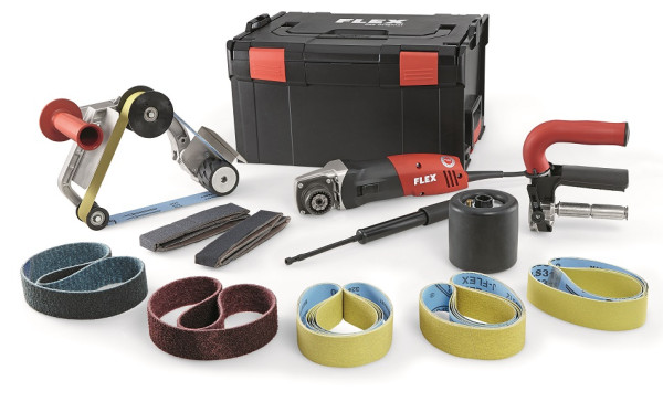 Flex BSE 14-3 INOX Set 230/CEE Satiniermaschine  Flex BSE 14-3 INOX Set 230/CEE Satiniermaschine