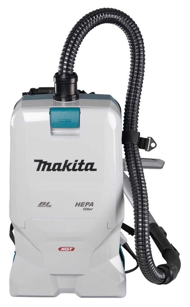 Makita Akku-Rucksackstaubsauger 40V max. (ohne Luftvolumen 2,4 m³/min, max. Unterdruck 200 mbar
